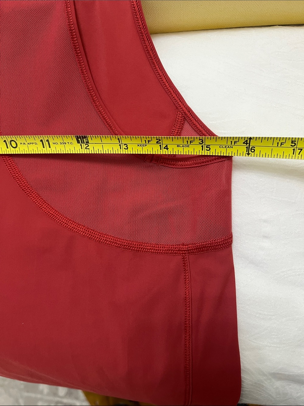 Lululemon Sculpt Tank II Red Racerback Performance Tank - Picture 8 of 8